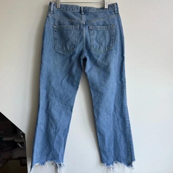 We The Free Distressed Blue Jeans Size 25 - Picture 3 of 9
